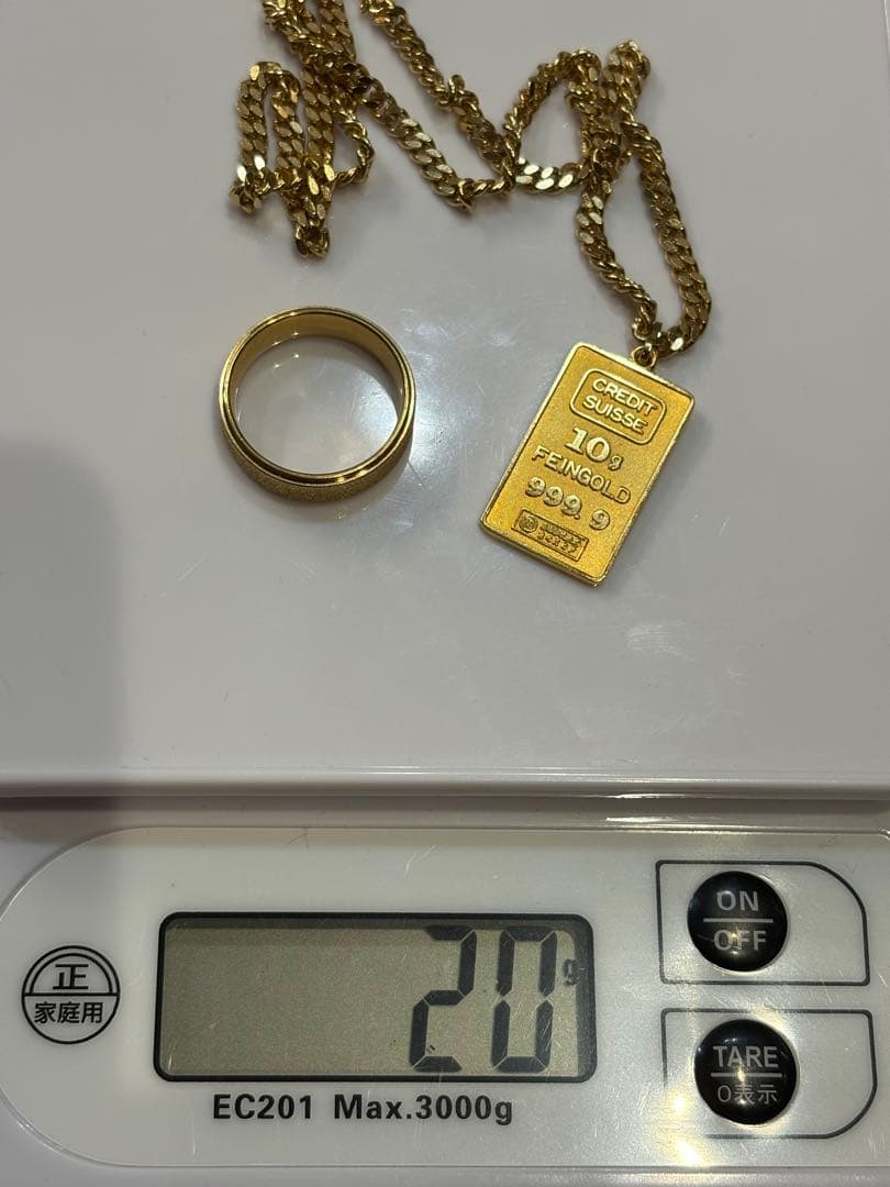 D*1様 遺品生前整理k18GP Credit Suisse 10gレプリカネッ