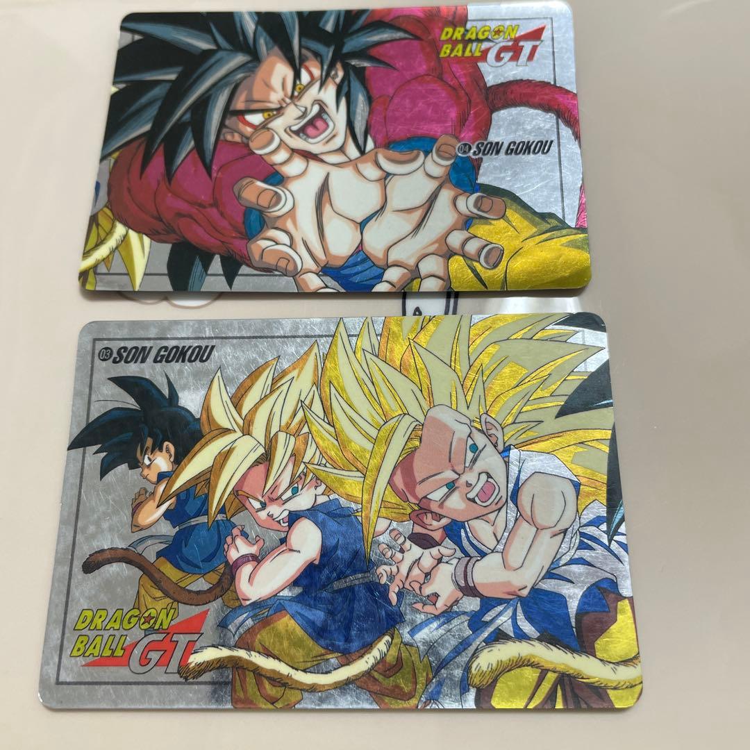 ドラゴンボールGTカードダス　03　04 孫悟空　キラ　スーパーバトル