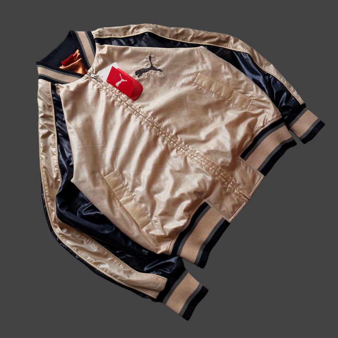 90s~デッドストック PUMA ヒットユニオン スカジャン チェーンステッチ