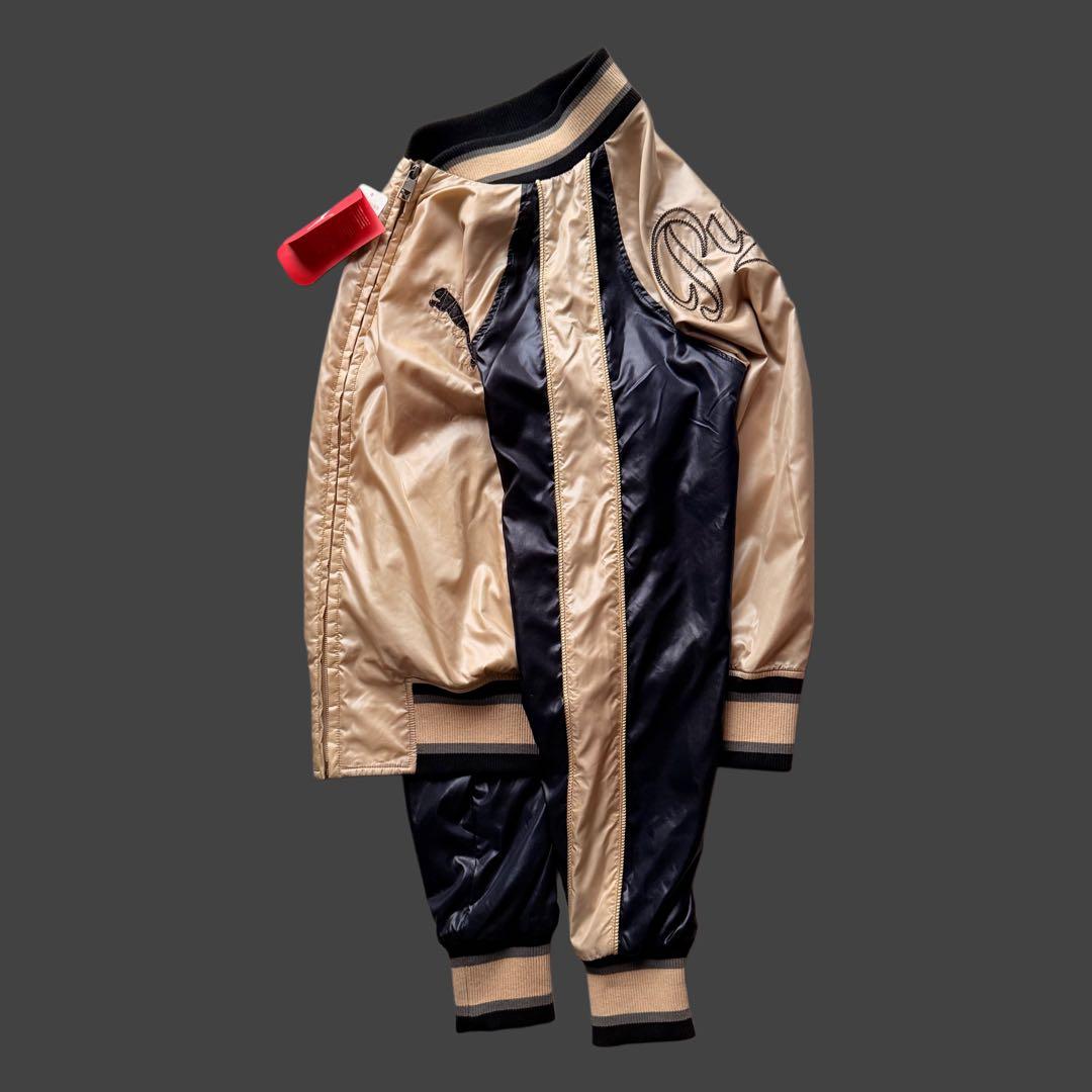 90s~デッドストック PUMA ヒットユニオン スカジャン チェーンステッチ