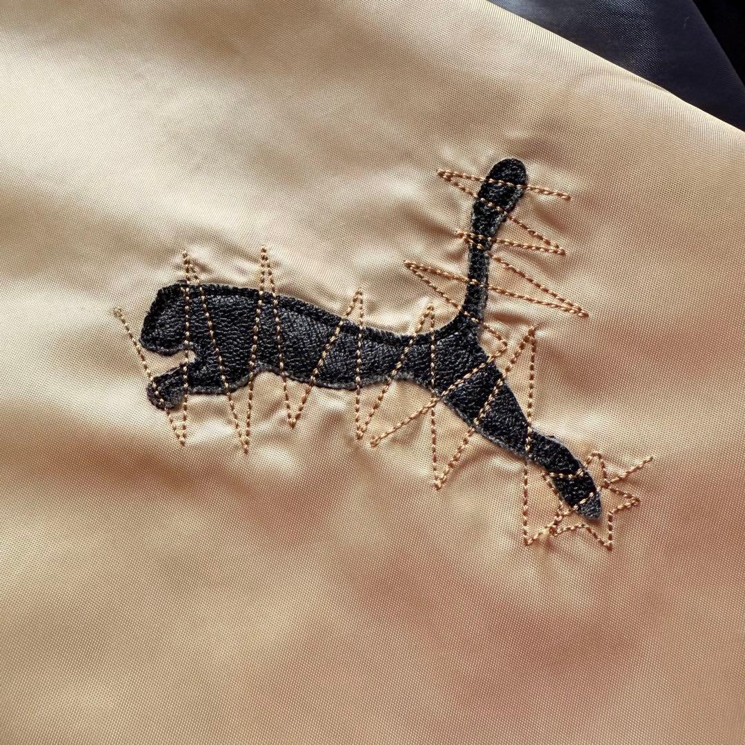 90s~デッドストック PUMA ヒットユニオン スカジャン チェーンステッチ