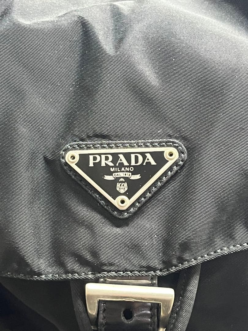プラダ テスート ナイロン リュック サック ブラック