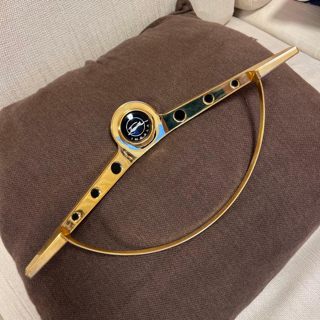 インパラ 63IMPALA ゴールド ステアリング ホーンリング