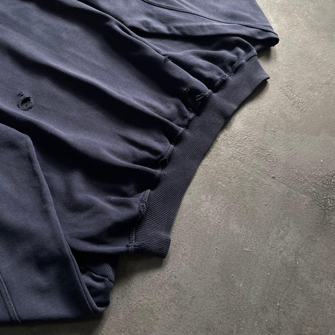 90's 銀タグ“adidas“短丈”grange boro sweat