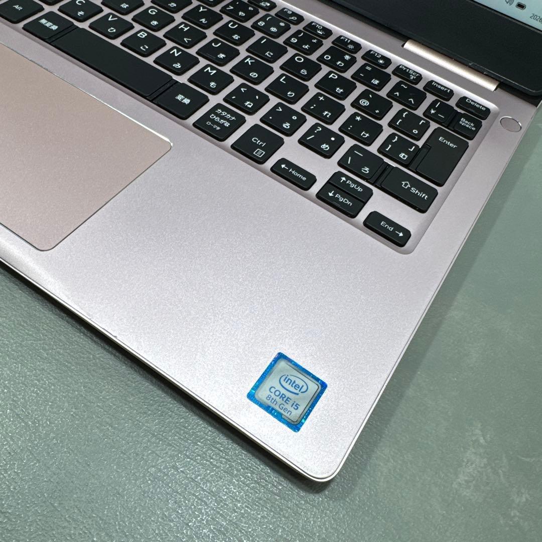 【超希少】DELLピンクシャンパン☘8世代corei5☘️NVMe512GB☘️