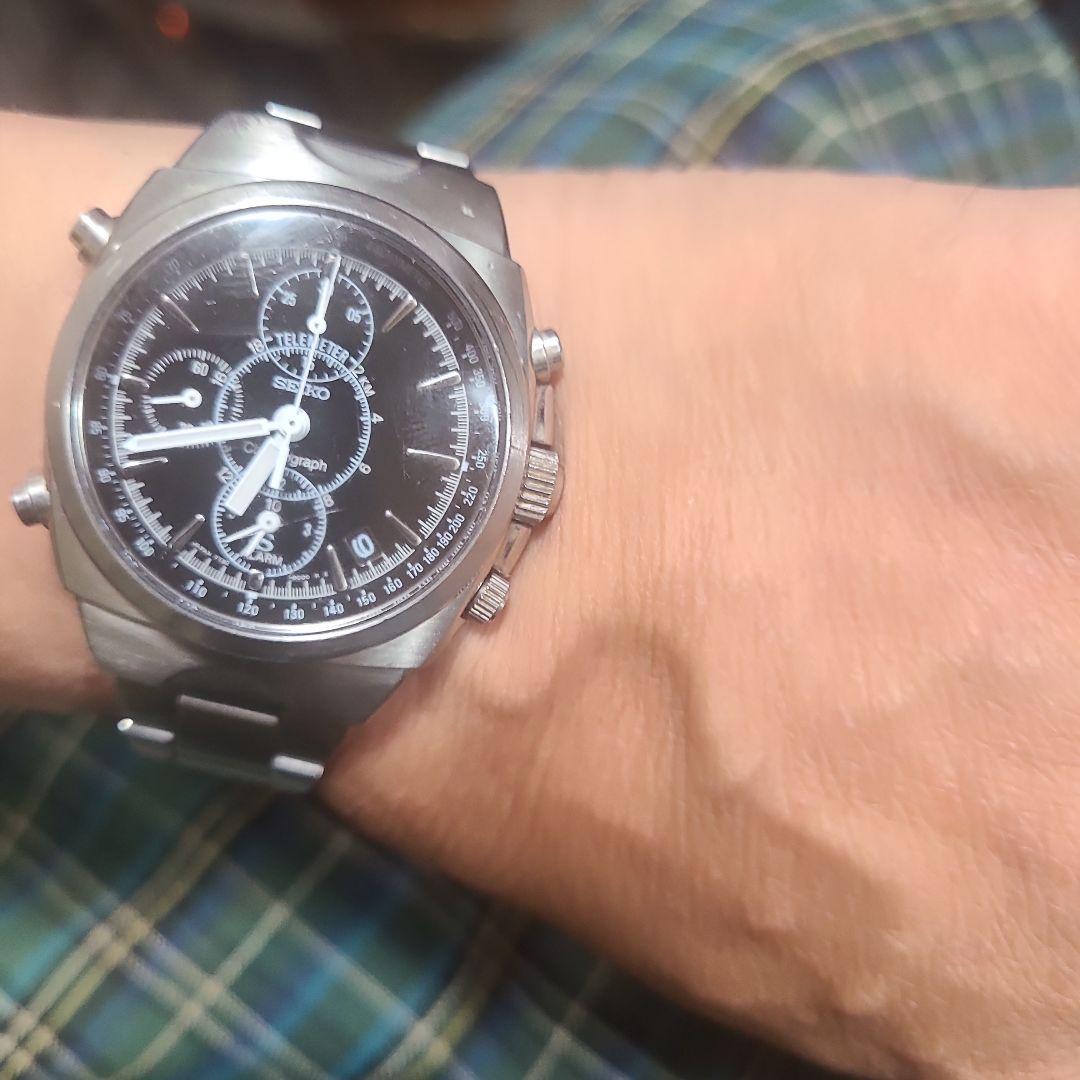 SEIKO SUS 7T32 稼動 クロノグラフ& アラーム