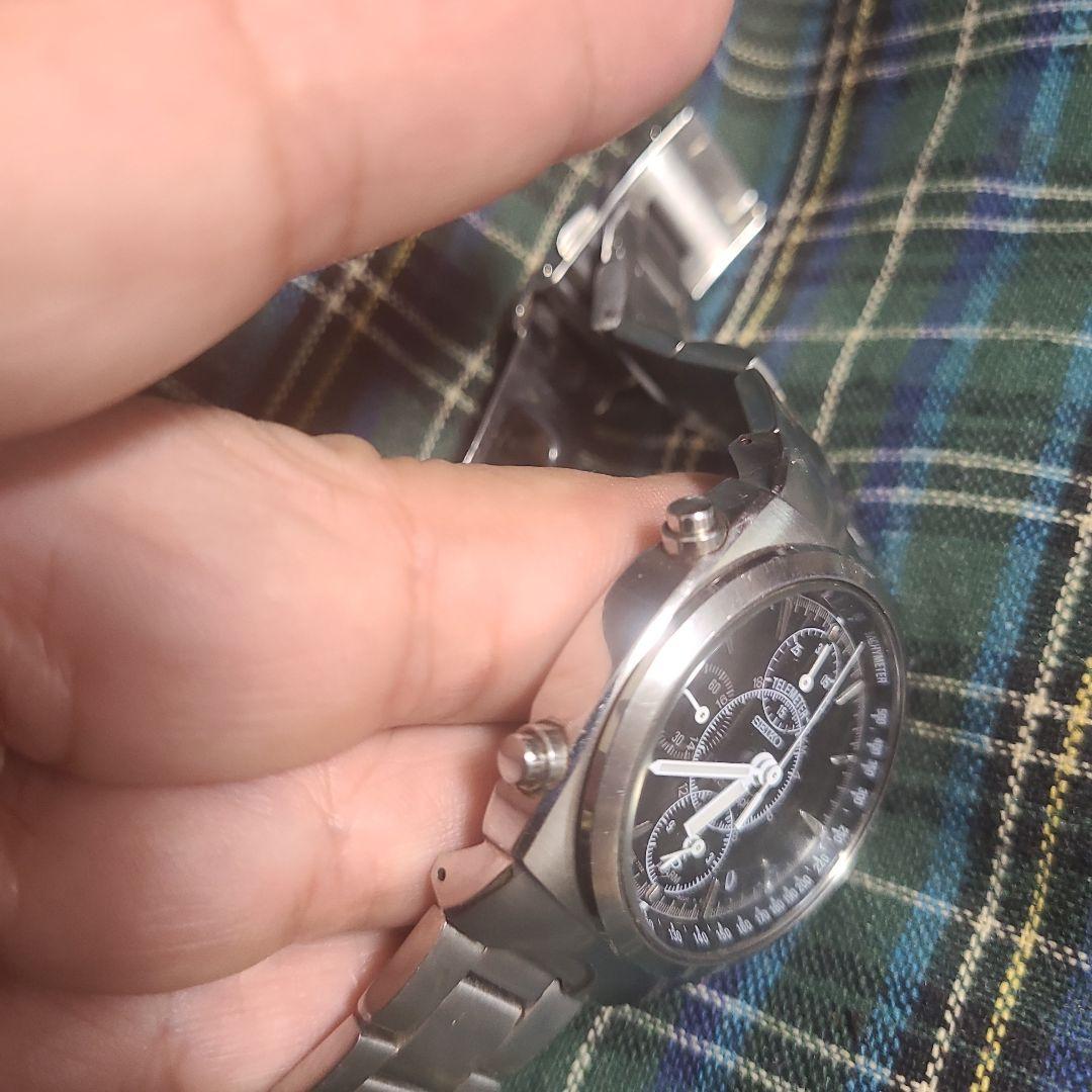 SEIKO SUS 7T32 稼動 クロノグラフ& アラーム