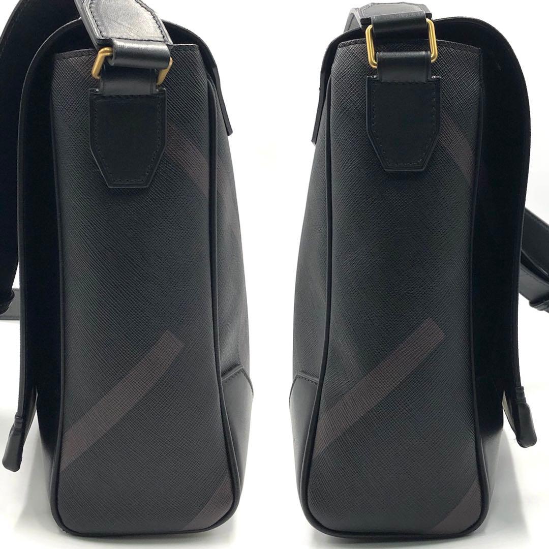 希少 極美品 ダンヒル ラゲッジキャンバス ショルダーバッグ レザー ブラック