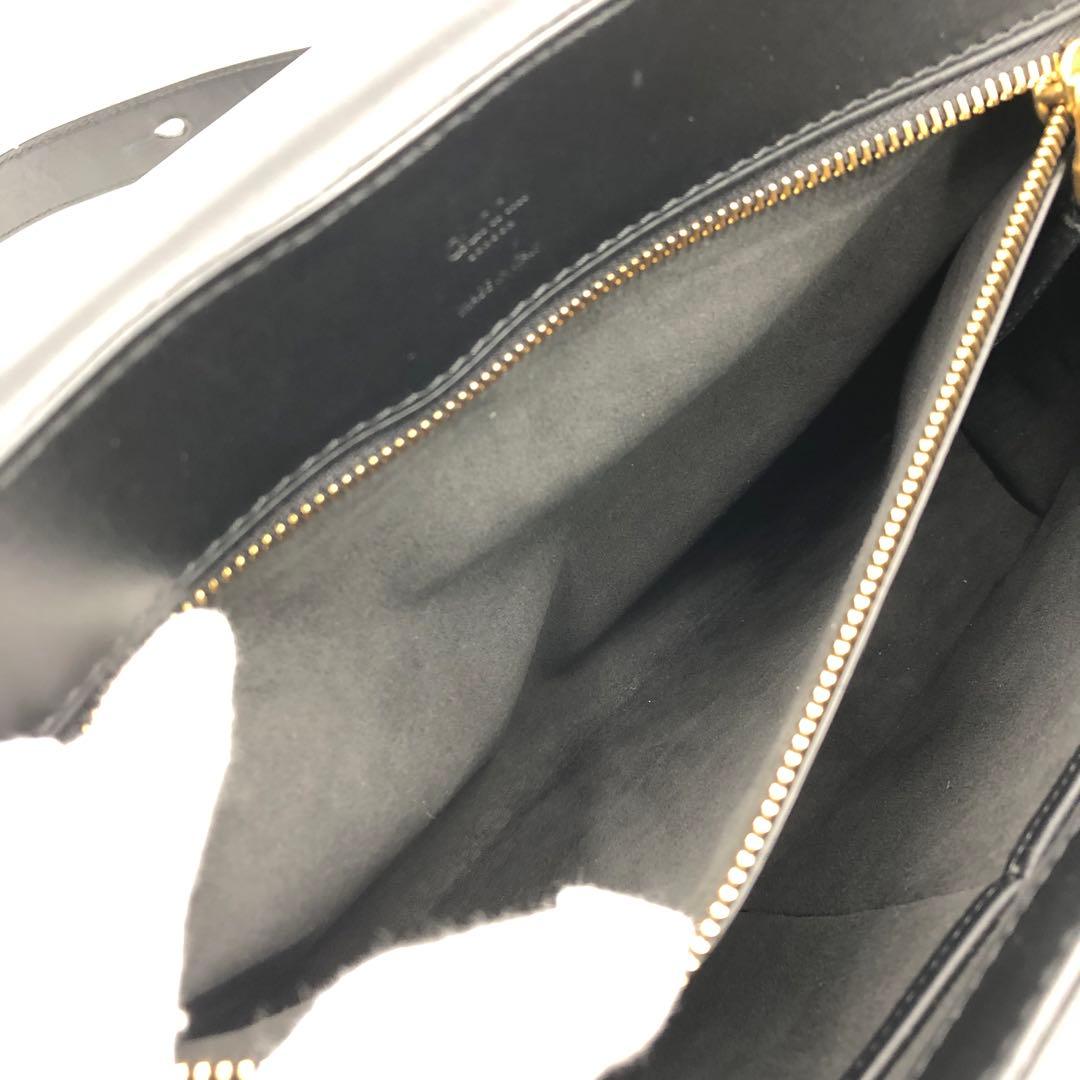 希少 極美品 ダンヒル ラゲッジキャンバス ショルダーバッグ レザー ブラック