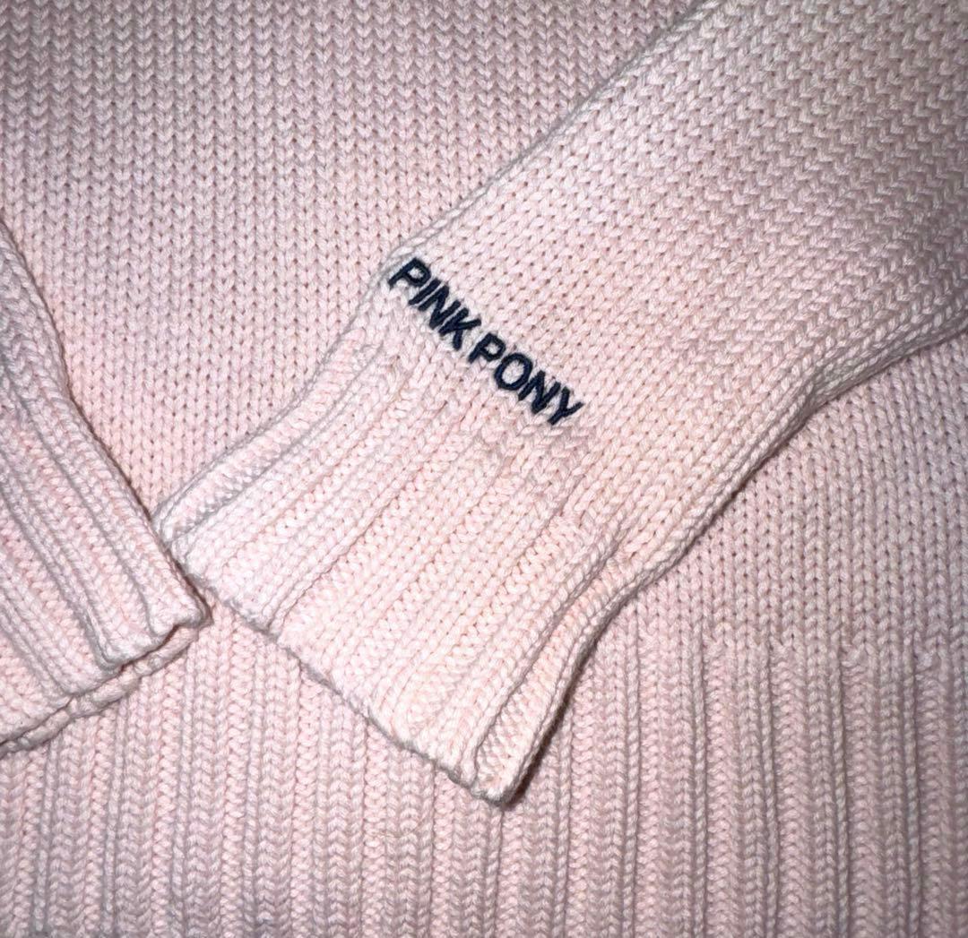 美品 希少 ピンクポニー ラルフローレン 星条旗 ニット セーター
