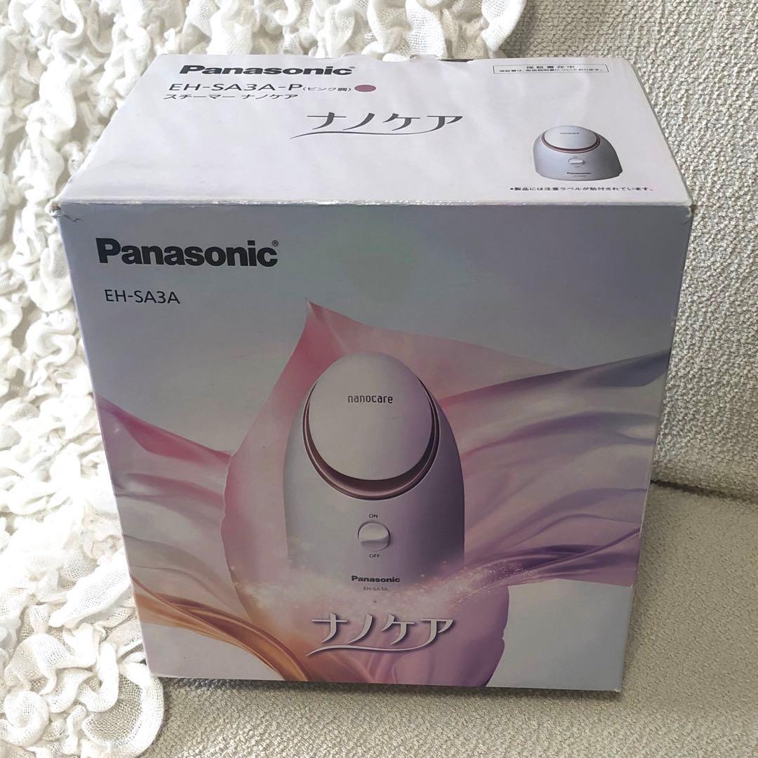 【箱入り 美品】Panasonic ナノケア スチーマー　EH-SA3A ピンク