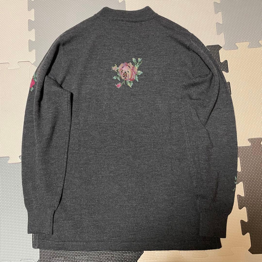 【新品未使用】Lake Alster レイクアルスター　花柄刺繍セーター