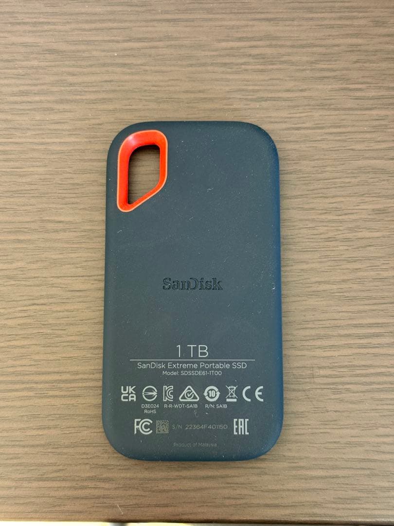SanDisk Extreme Portable SSD 外付けSSD