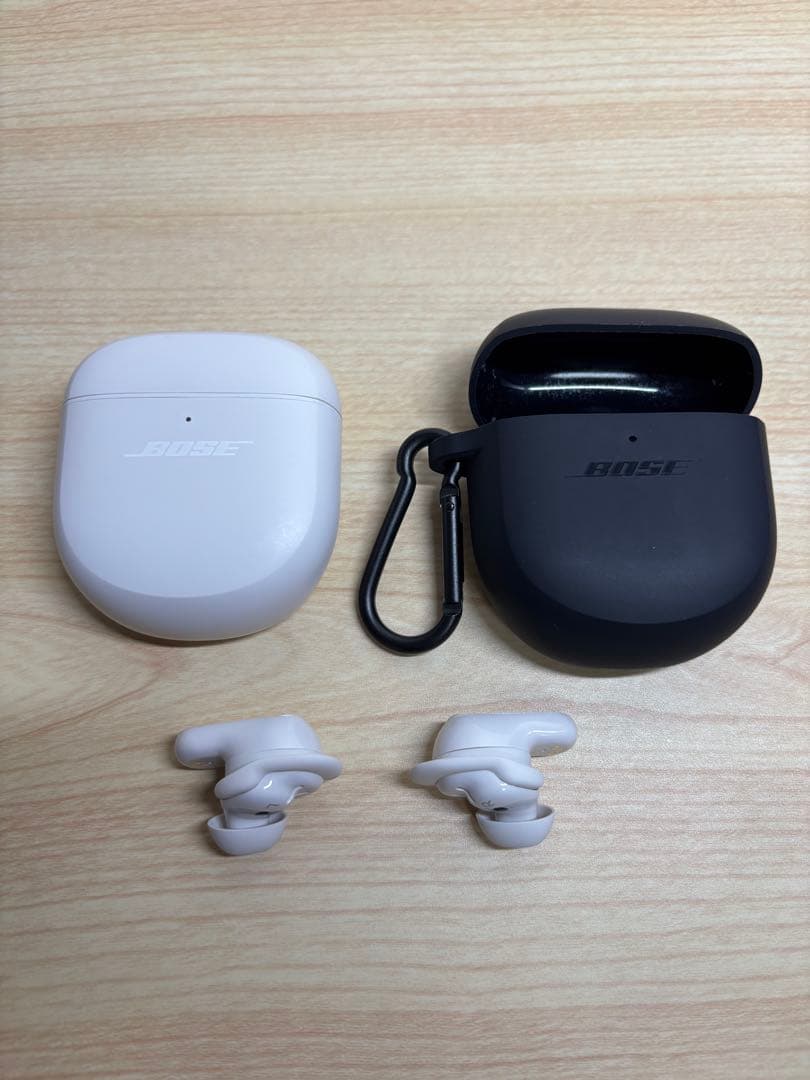 Bose QuietComfort Earbuds II ホワイト カバー付