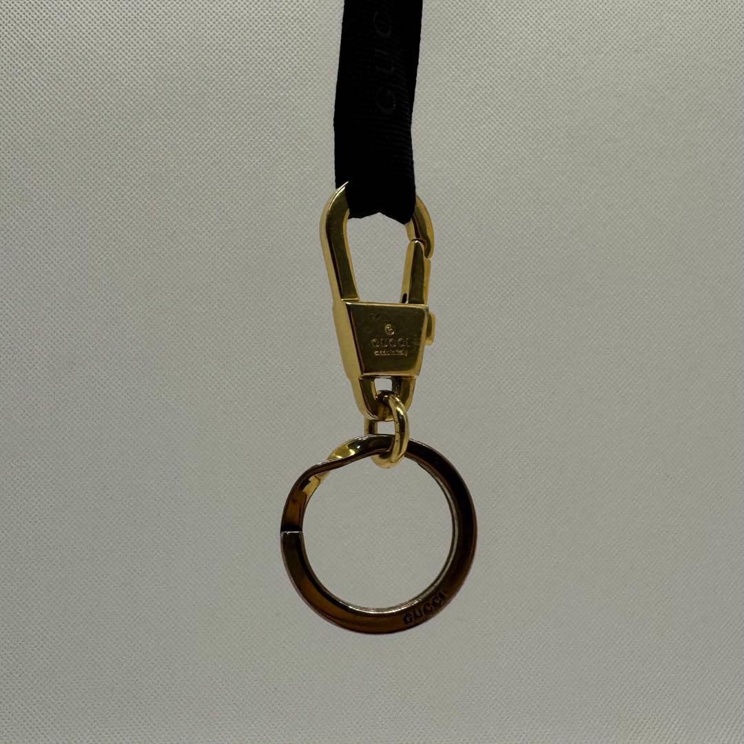 GUCCI グッチ キーホルダー カラビナ キーリング バッグチャーム 箱 付属