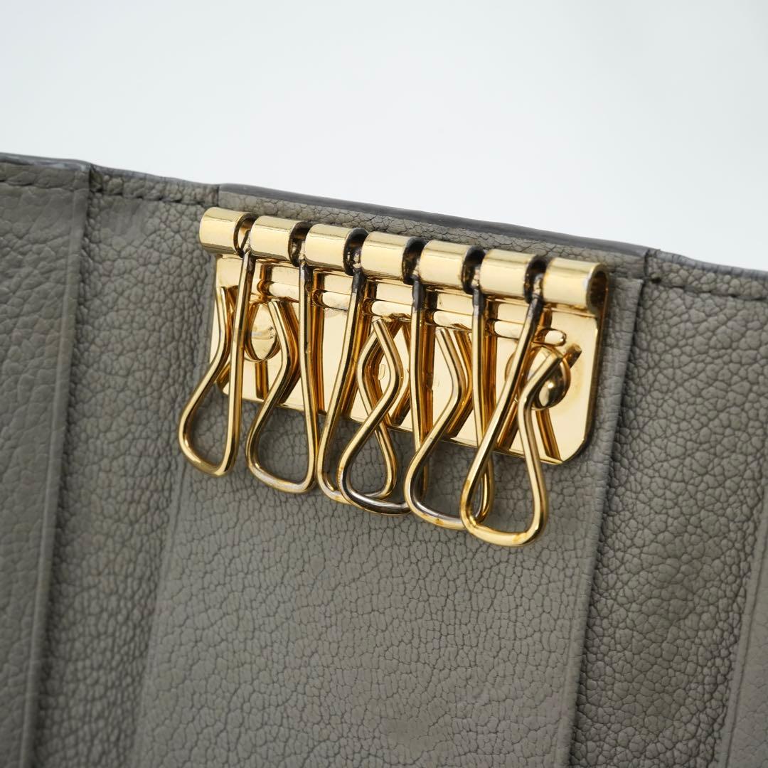 ✨極美品・箱保証書✨　ミュウミュウ　キーケース　RFID クリスタル　リボン