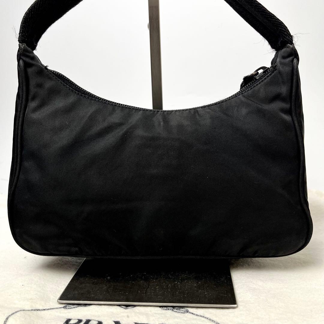 ✨極美品✨プラダ アクセサリーポーチ ハンドバッグ 三角ロゴ テスートナイロン