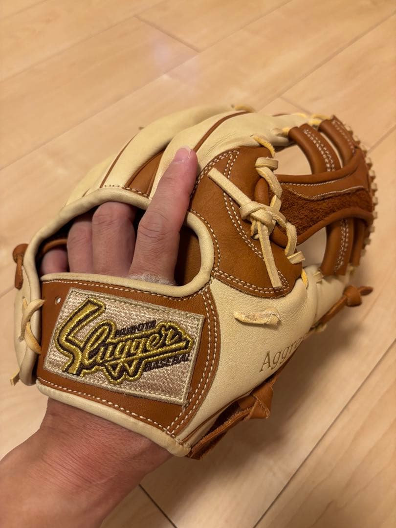 Slugger 軟式グローブ 大人用 ブラウン/クリーム