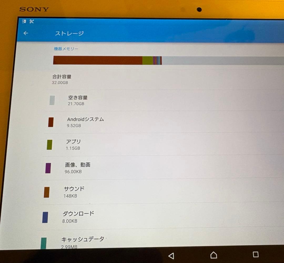 SONY XperiaZ4 Tablet SOT31 32GB (美品)