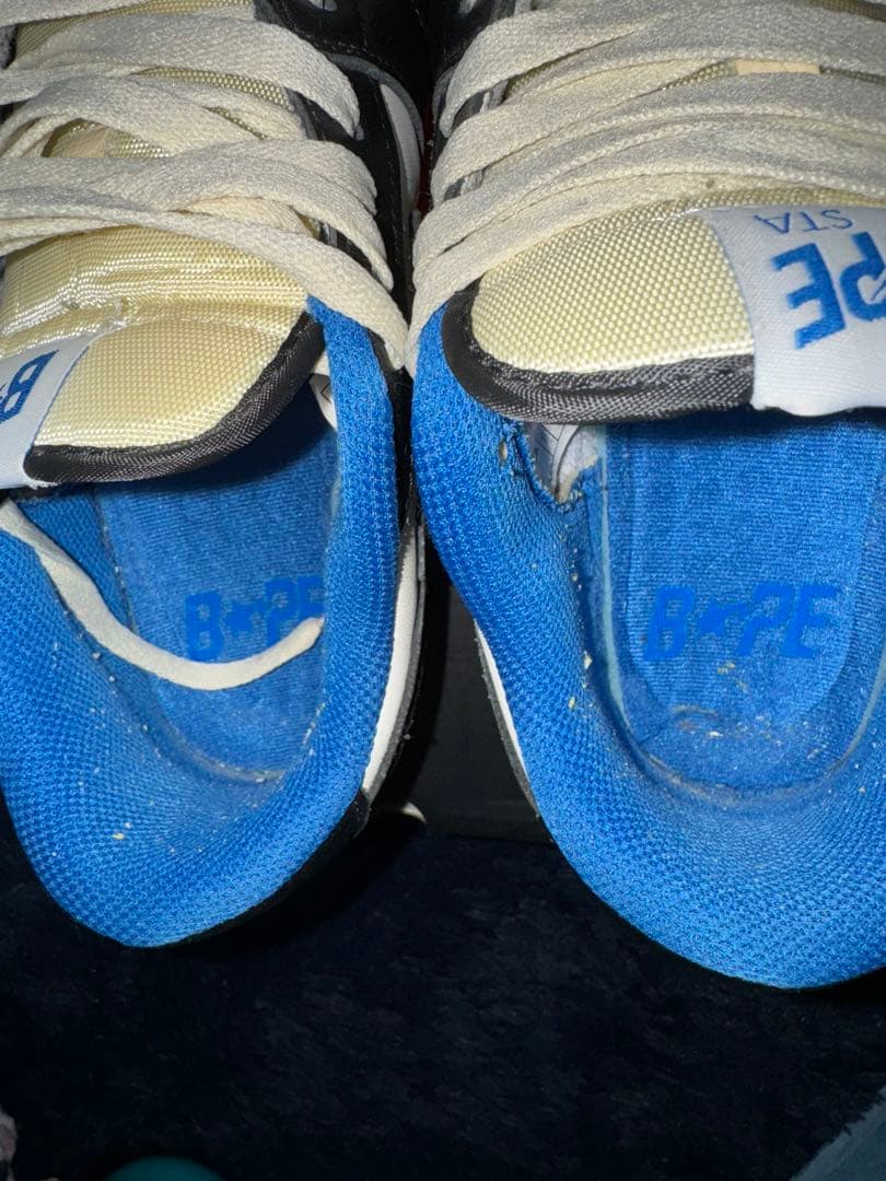 W*?様 BAPESTA Jordan 1 TRAVIS indigo stud