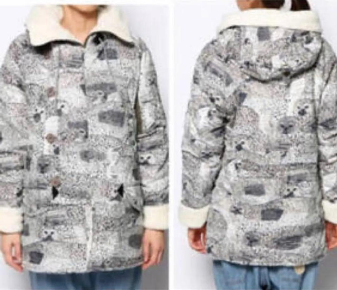 ネネット　ゴマフアザラシ　ボアジャンパー