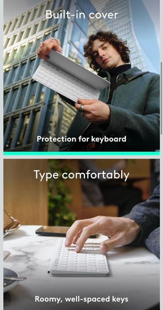 Logitech(ロジクール) Keys-to-GO 2 ワイヤレスキーボード