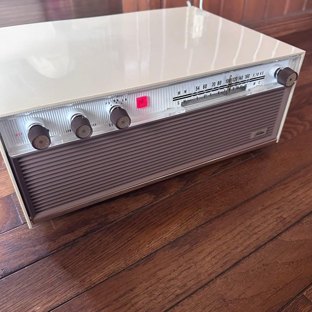昭和レトロ　真空管ラジオ　稼働しました 元箱付　希少