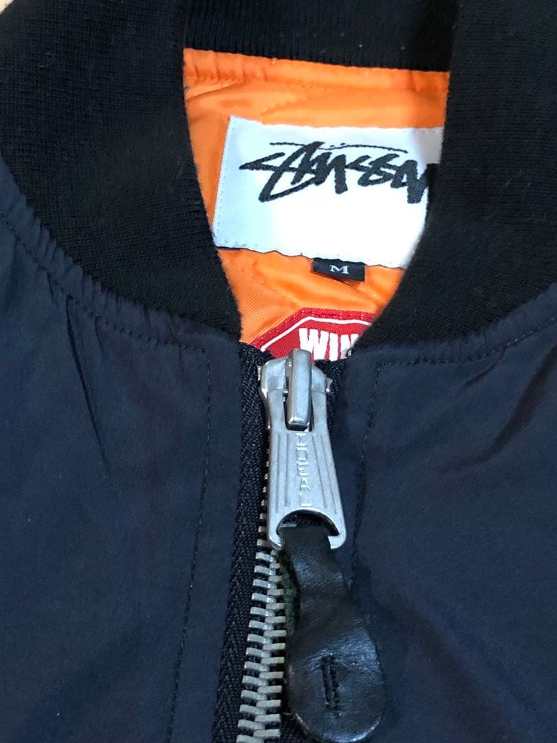 チ*ン様 STUSSY MA-1 ステューシー　メンズ　サイズM