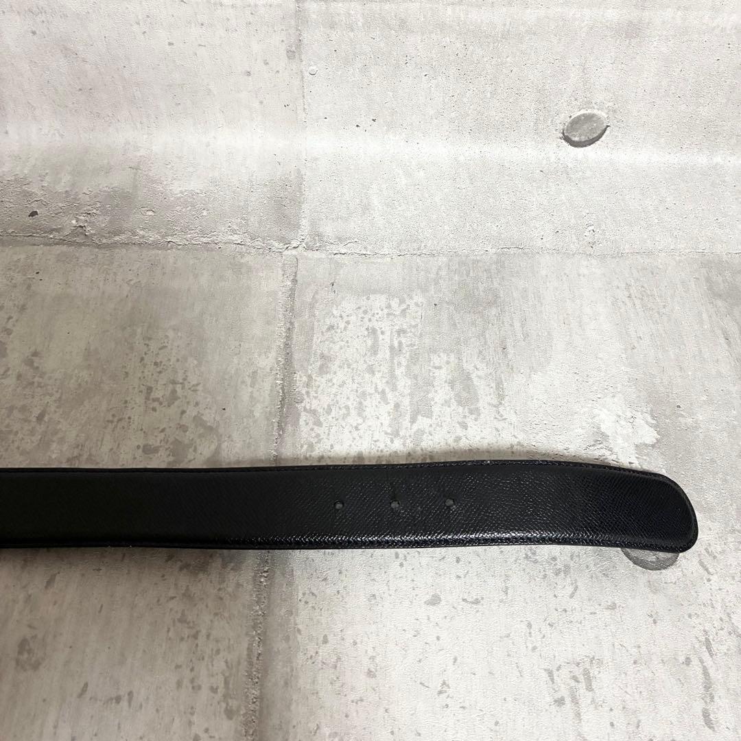 BVLGARI ブルガリ ベルト サークル ブラック レザー