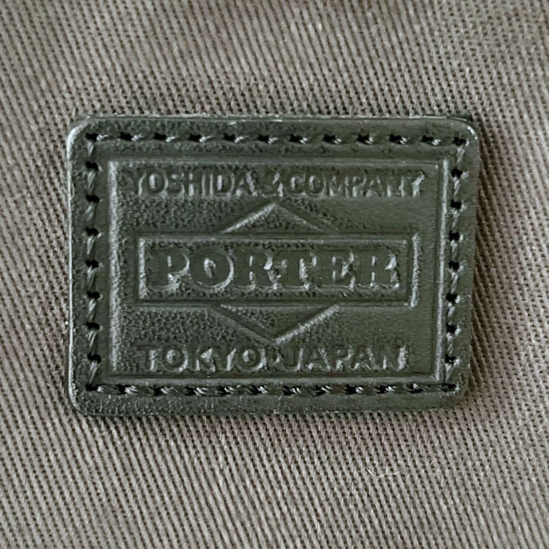 美品★PORTER★FULL キャンバス レザー トートバッグ 大容量 A4可