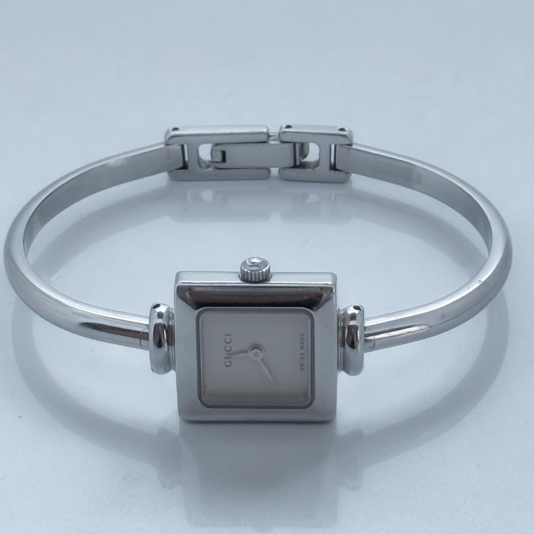 【美品/電池新品交換済】グッチ腕時計スクエア1900Lレディース人気GUCCI