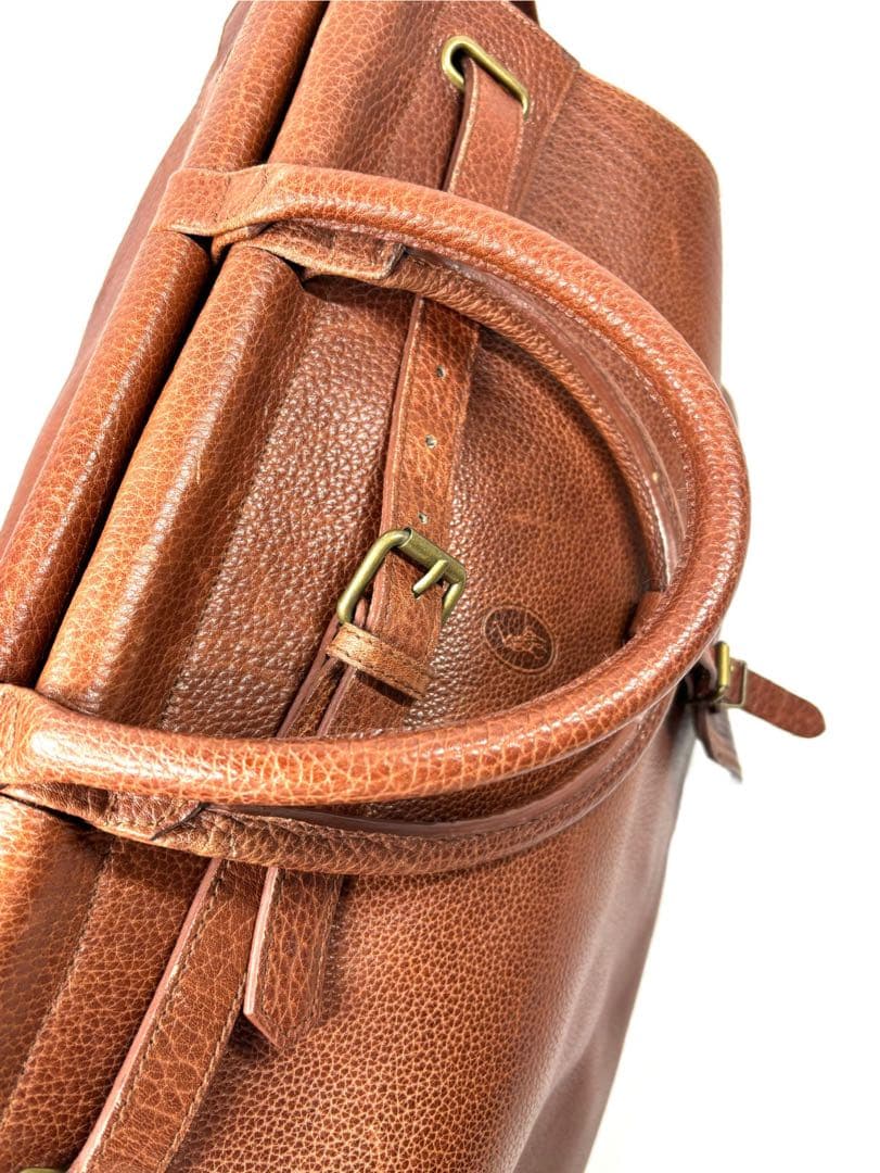 【廃盤】ポロラルフローレン ボストンバッグ ヴィンテージ レザー ホース刻印