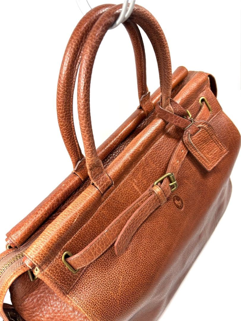 【廃盤】ポロラルフローレン ボストンバッグ ヴィンテージ レザー ホース刻印