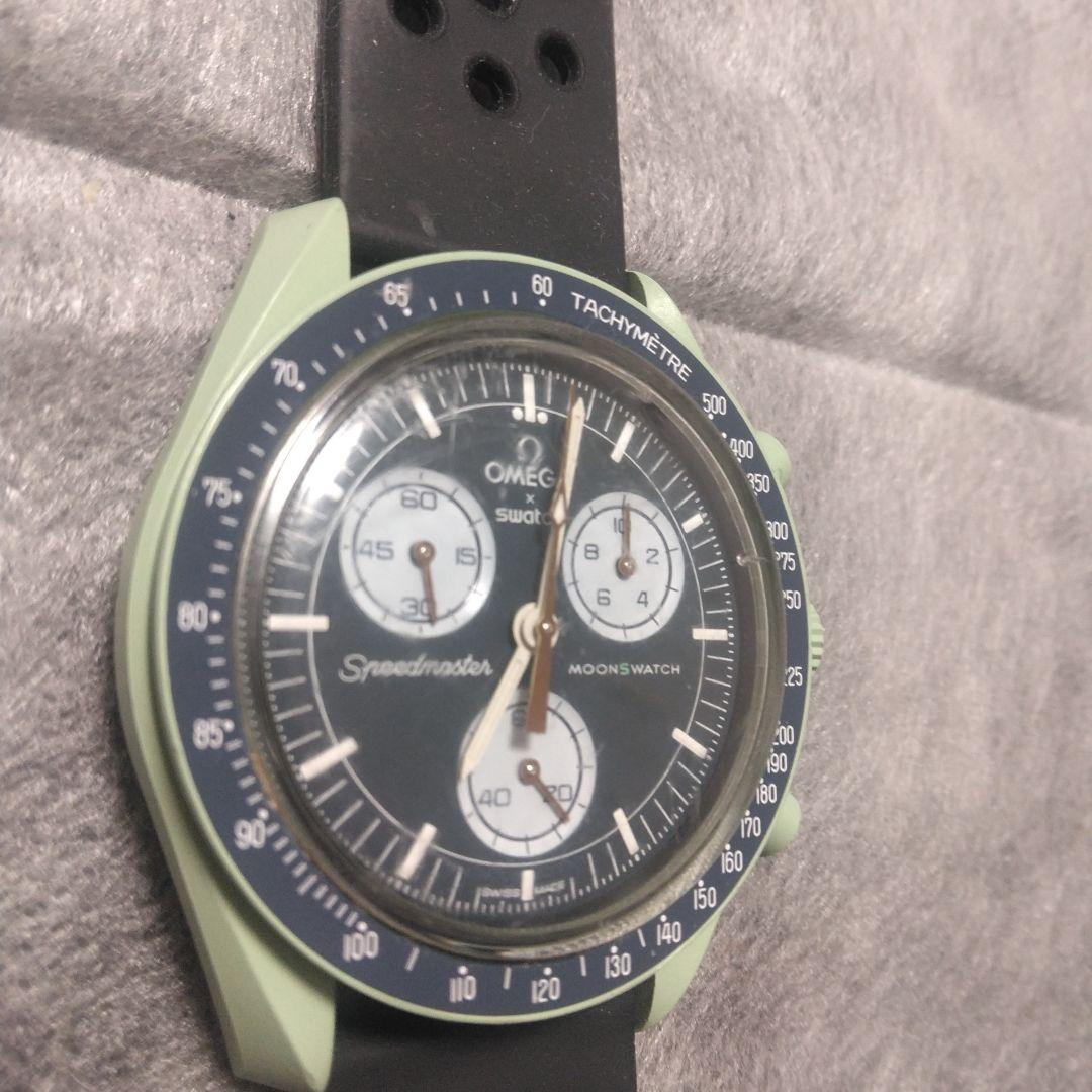 稼動中 OMEGA swatch　Moonwatch クロノグラフ