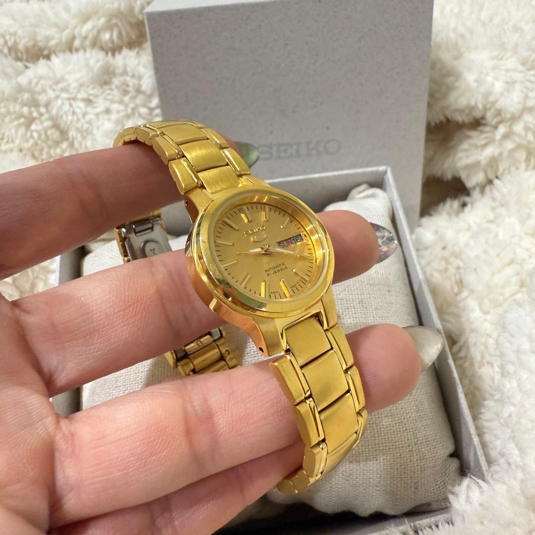 SEIKO✨SEIKO5✨レディース オールゴールド★SYME46K1