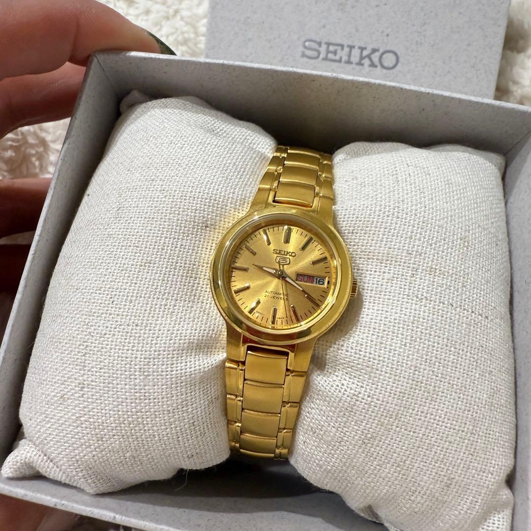 SEIKO✨SEIKO5✨レディース オールゴールド★SYME46K1
