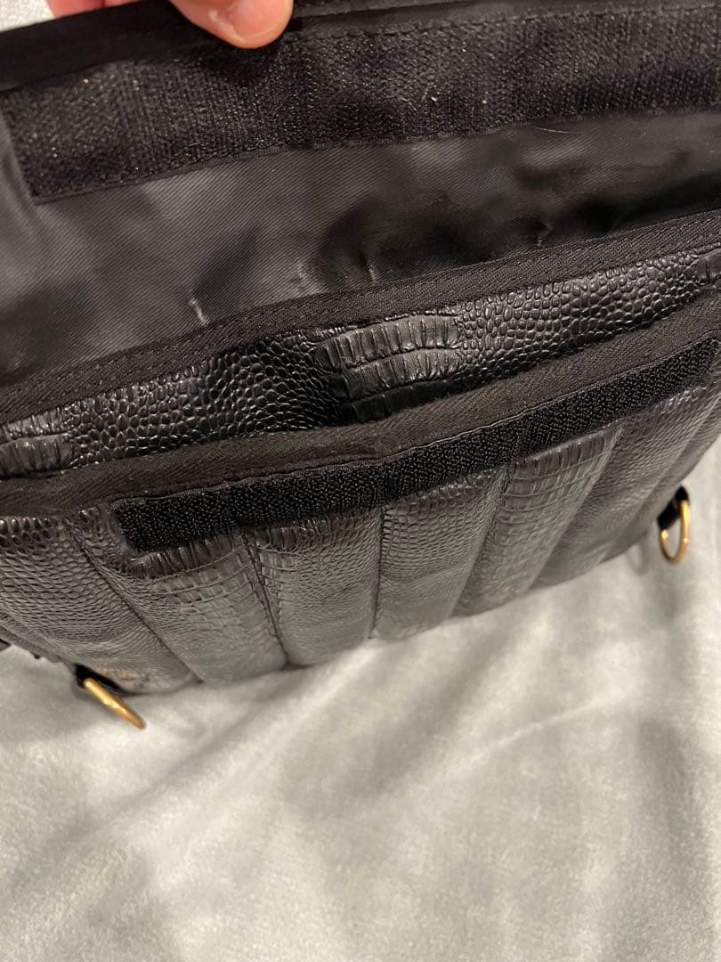 激レア BULL ORIGINAL レザーショルダーバッグブラック