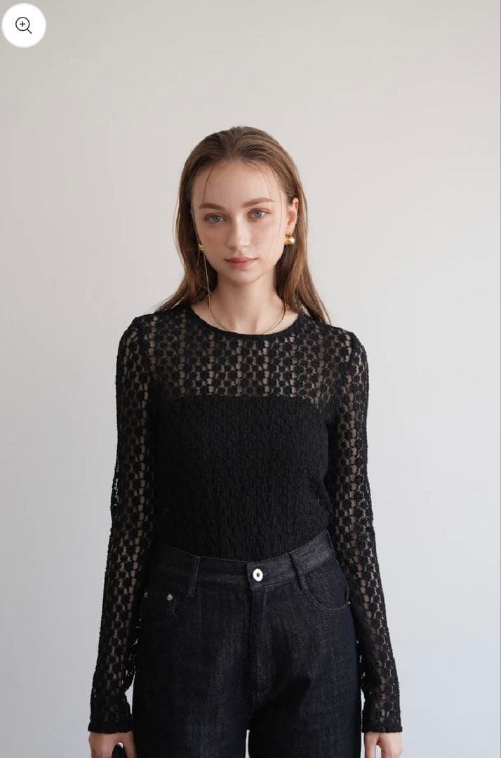 トップス flower lace tops