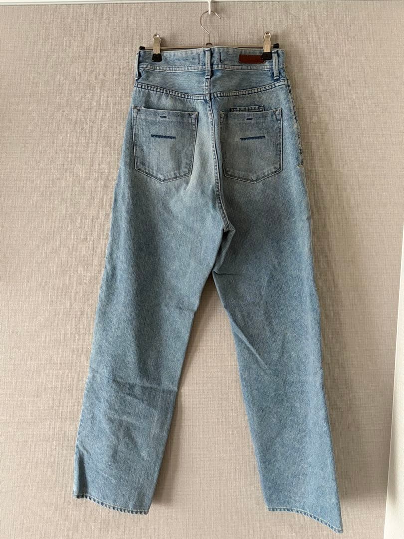 美品*YANUK ヤヌークLEAレアボーイズストレートデニム ジーンズ 匿名配送