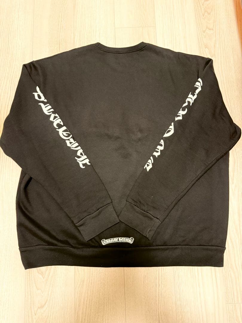 ⭐︎美品⭐︎ Chrome Hearts ネックロゴ　トレーナー　スエット　L