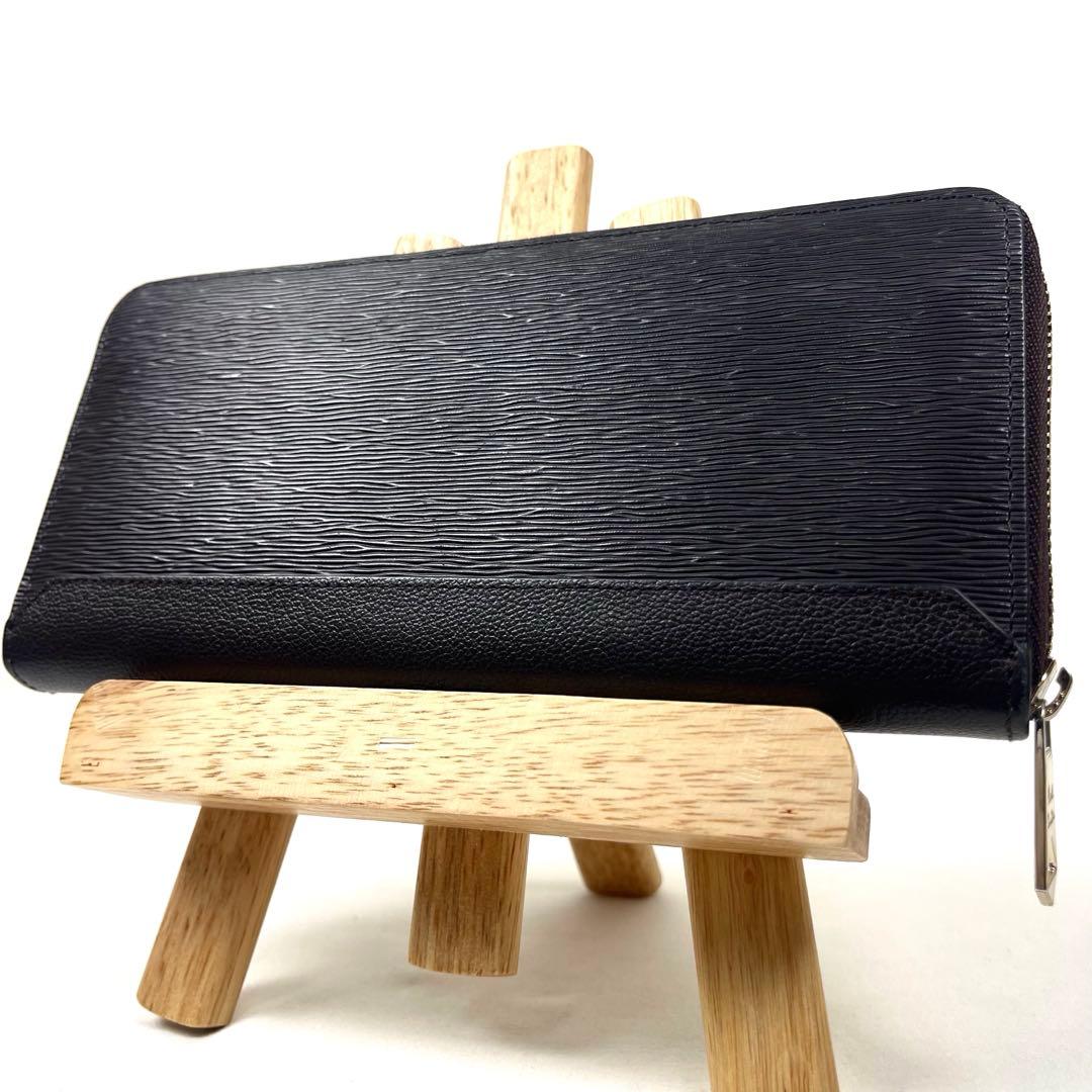 ポールスミス　長財布　ほぼ新品！　カレント　ロゴプリント　ラウンドファスナー