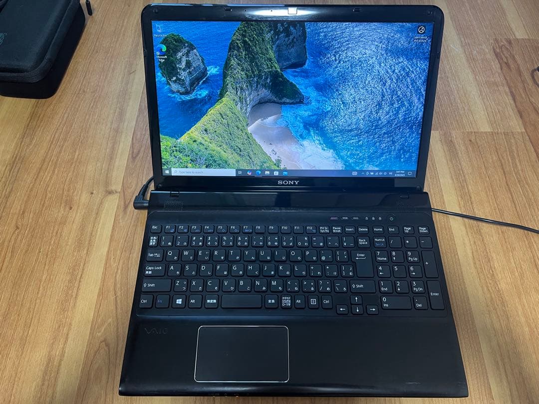 SONY VAIO ブラックノートPC 本体 ACアダプター付き