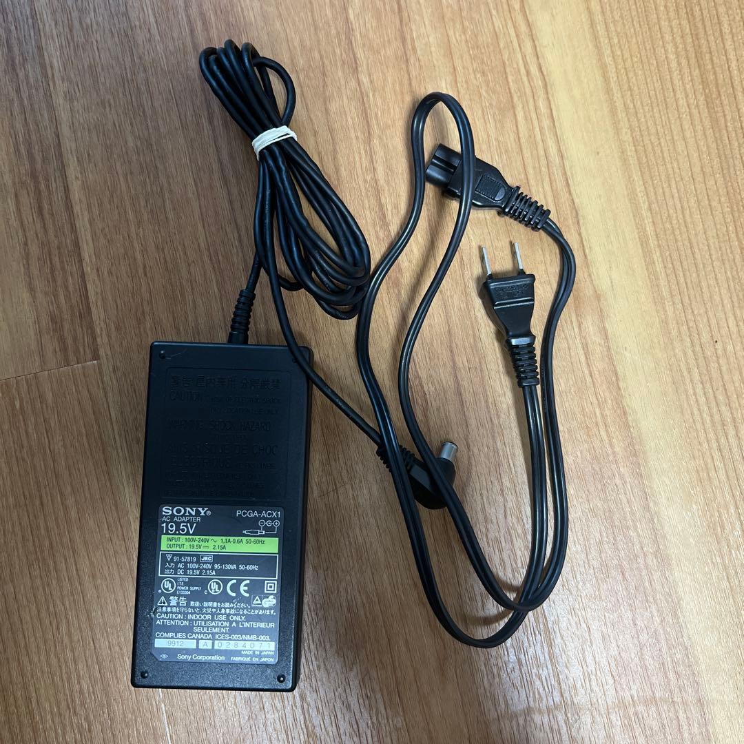 SONY VAIO ブラックノートPC 本体 ACアダプター付き