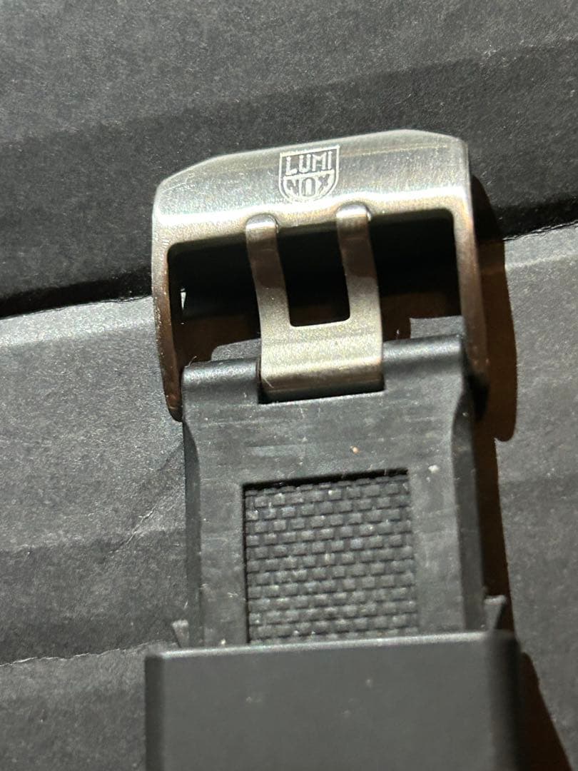 ルミノックス　かラーマーク　Luminox 3080シリーズ ブラック/オレンジ