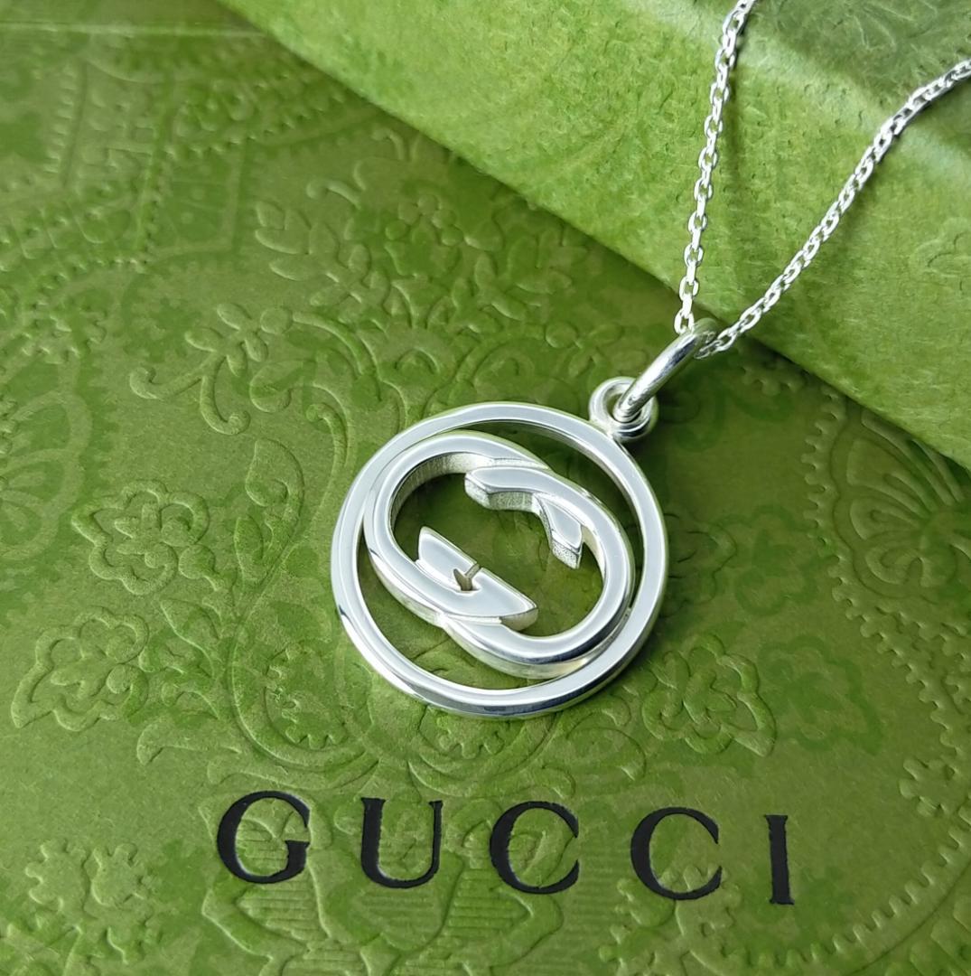 ◆SALE◆【GUCCI】インターロッキング　G　サークル　ペンダント　トップ