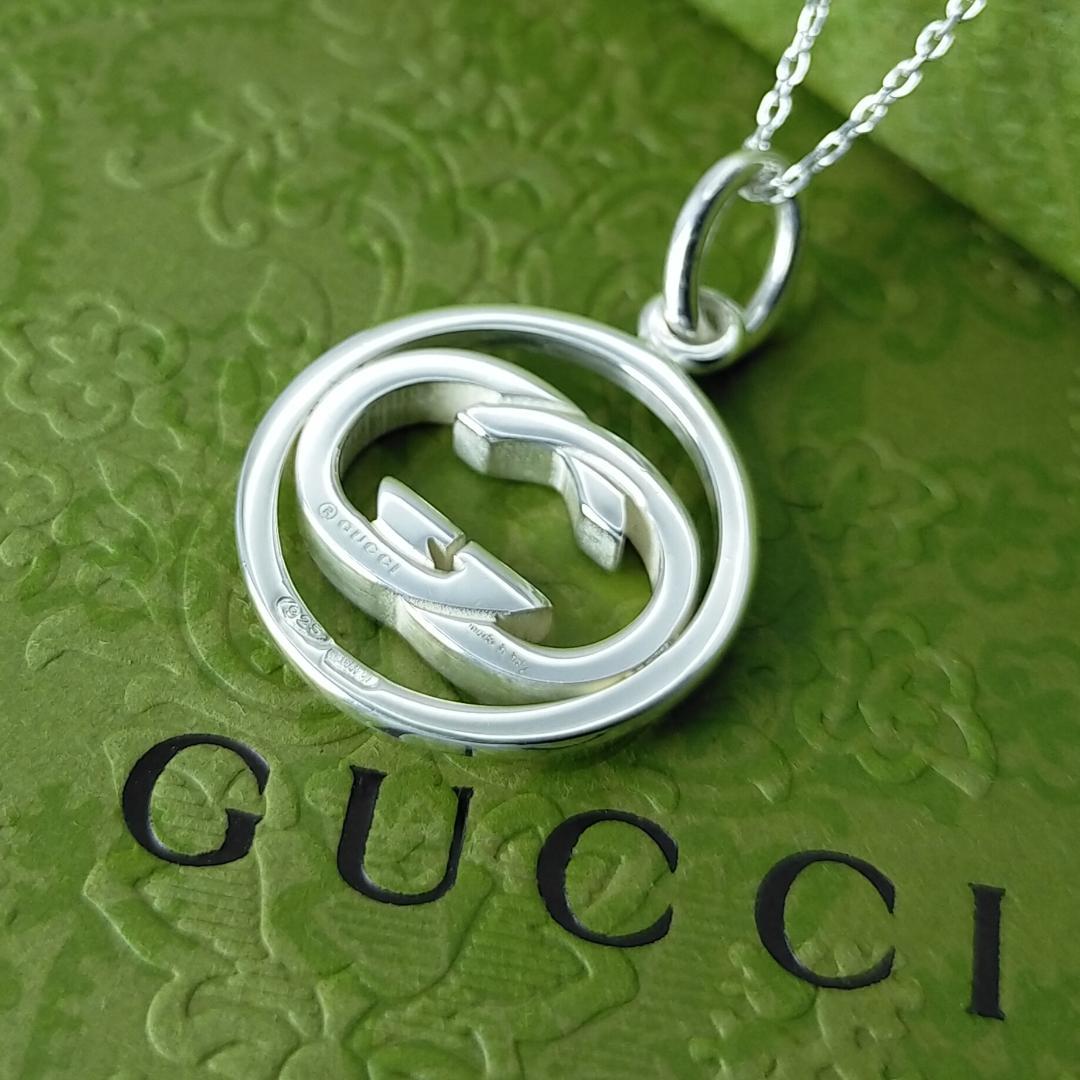 ◆SALE◆【GUCCI】インターロッキング　G　サークル　ペンダント　トップ