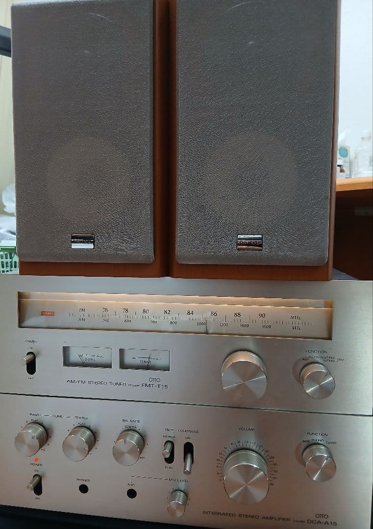 OTTO アンプリ,OTTO AM/FM,ONKYO スピーカーセット