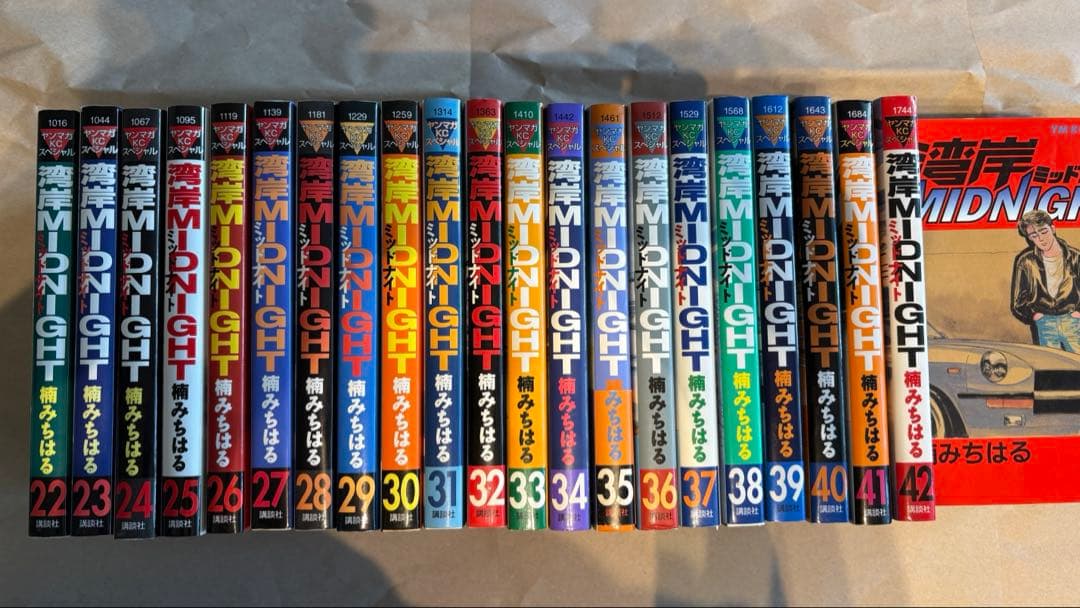楠みちはる　湾岸ミッドナイトMIDNIGHT42巻完結全巻セット