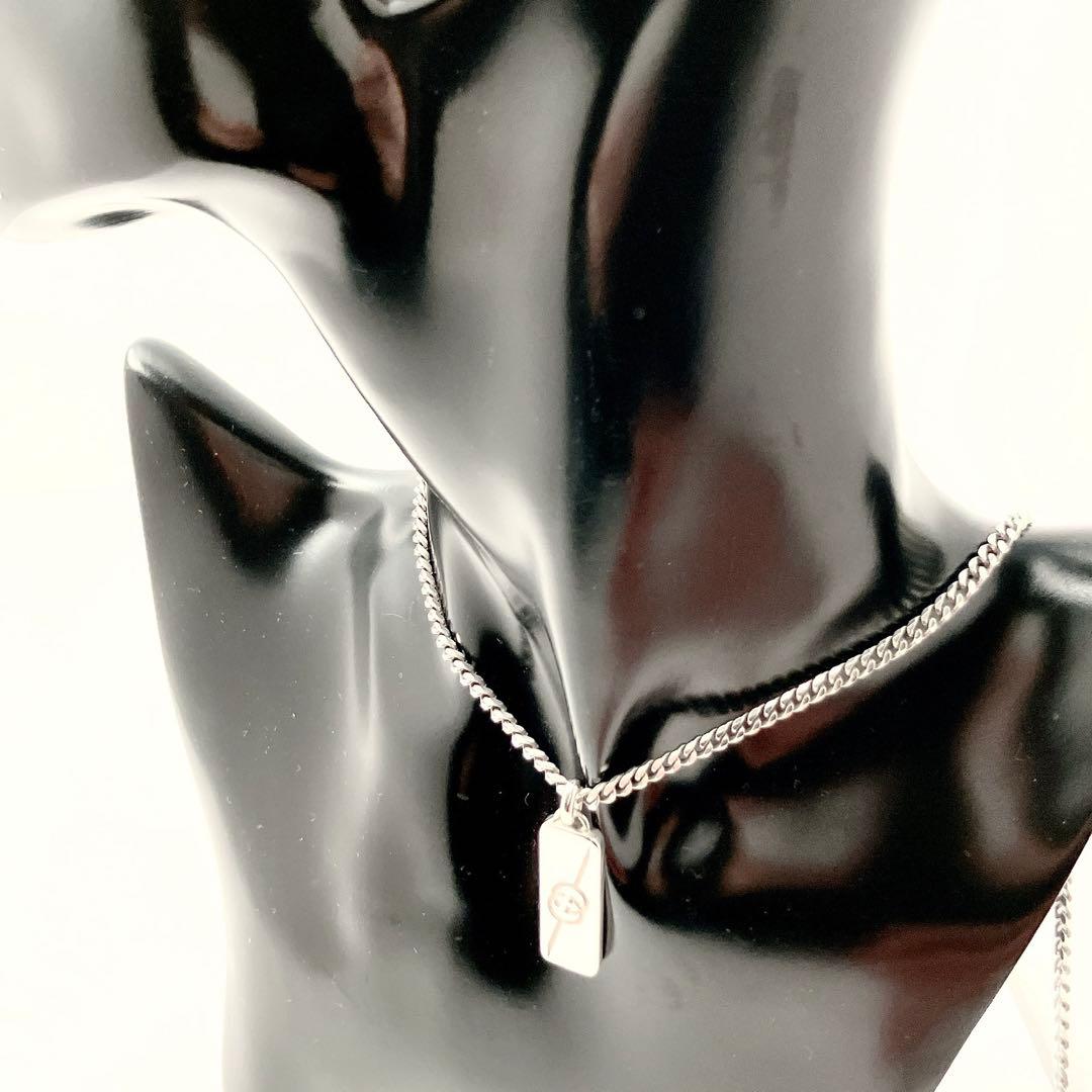 グッチ GUCCI 925 ネックレス シルバー メンズ OT397