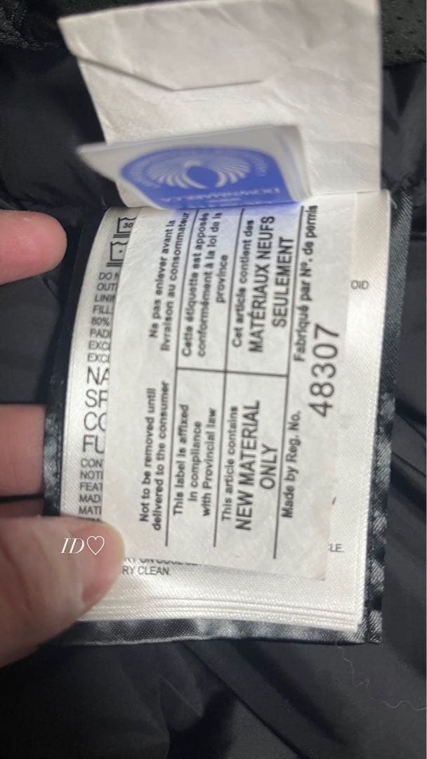 カナダグース青ダウンコート【状態非常に良い】
